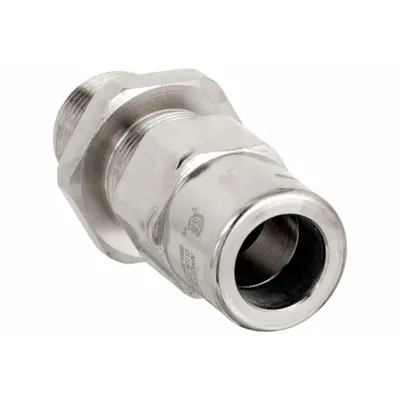 APPLETON ELECTRIC Liquid-Tight Conduit Fitting: Nickle Plated Brass, 2 in Trade Size, Non-Insulated - Straight Hazardous Location Liquid-Tight Conduit Fittings