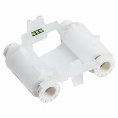 White wax/resin single-color printer ribbon in the R6700 series. Scratch-resistant finish for durable labels. Compatible with Brady BMP71 and M710 printer series. RoHS Compliant to 2015/863. Used for industrial labeling applications such as asset identification, cable marking, and safety signage.