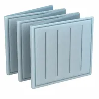 Link Air Filter: 25 in x 25 in x 1 in, 25 in Section Wd, 6 Sections, 3 Ply, MERV 8