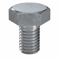 Hex Head Cap Screw: Steel, Class 8.8, Zinc Plated, M10, Metric, 16 mm lg, Fully Threaded, 100 PK (MPN HF18100160-100P1)