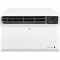 LG Window Air Conditioner: 700 sq ft – 1,000 sq ft, 18,000 BtuH, 208/230V AC, 6-15P, Cooling Only (MPN LW1822IVSM)