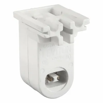 LEVITON Lampholder: Lamp Holder, Recessed Double Contact (R17d), 2 1/2 in Overall Lg - Lampholders & Sockets