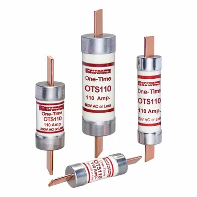 MERSEN Fuse: Class K5, OTS Series, Fast-Acting, 110 A, 600 V AC, 300 V DC - Fast-Acting Blade Fuses