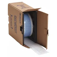 Sleeve Label: 3/32 in x 1/2 in, Polyolefin, White (Matte), For 20 AWG to 28 AWG Wire Gauge (MPN PS-094-150-WT)