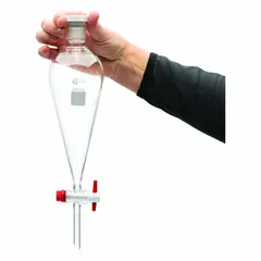 APPROVED VENDOR Separatory Funnel, Borosilicate Glass, 250 mL, Colorless, SF149-250