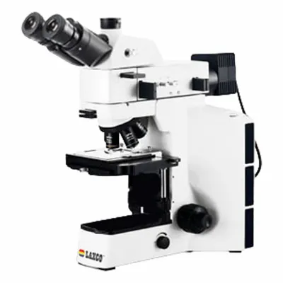 LAXCO, INC Microscope: Compound, Trinocular, 5X to 50X, 22 mm Optical Field of View - Compound Microscopes