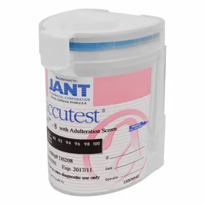ACCUTEST Drug Test Cup: 25 Tests, AMP/BAR/BZO/COC/MDMA/MET/MTD/OPI/OXY/PCP/PPX/THC - Drug Testing Kits