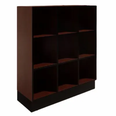 PLYMOLD Lunchbox Cubicle: Lunchbox Cubicle, Leveling Glides, Blossom Cherrywood - Lunchbox Cabinets