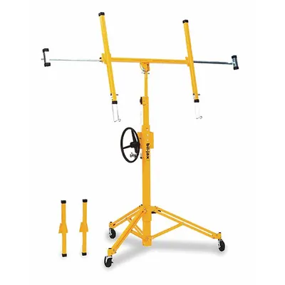 BIL-JAX Drywall Lift: 12 ft Lifting Ht Max, 12 in x 4 in, 200 lb Max Lifting Capacity - Drywall Lifts