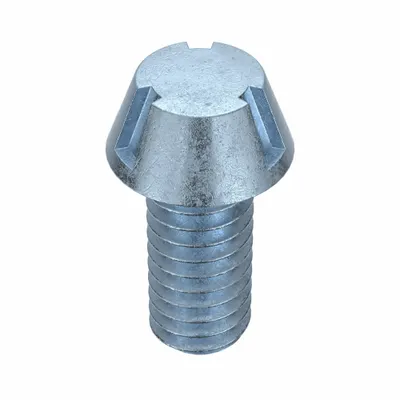 TAMPER-PRUF SCREW Tamper Resistant Screw: #8-32 Thread Size, 3/8 in Lg, Steel, Zinc-Plated - Round Head Conical Tamper-Resistant Machine Screws