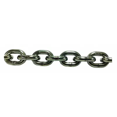 PEWAG Straight Chain: 3/8 in Trade Size, 63 Chain Grade, 316 Stainless Steel - Grade-63 Corrosion-Resistant Lifting Chains