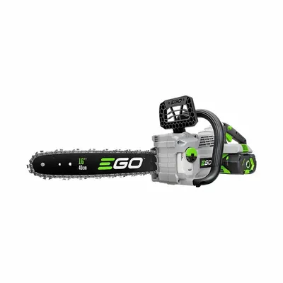 EGO Chainsaw: 16 in Bar Lg, Rear Handle, Auto Chain Oiler, 2.5 Ah Battery Capacity - Battery-Powered Chainsaws