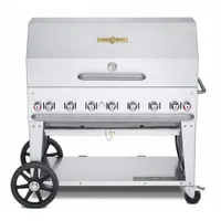 Propane Grill: Propane, 6 Burners, 99,000 BtuH Heating Capacity, 36 in Overall Ht, 28 in Overall Dp (MPN CV-MCB-48-SI-BULK-RDP)