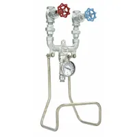 LEONARD VALVE Hose Station: 6 gpm Max. Flow Rate, 3/4 in, FNPT x MGHT, 25 in Overall Ht (MPN SW-75-EVBD-RF)