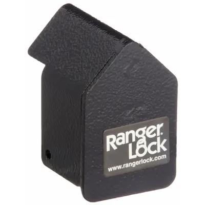RANGER LOCK Standard & Long Shackle Padlock Guards: Steel, 2 3/4 in Guard Lg