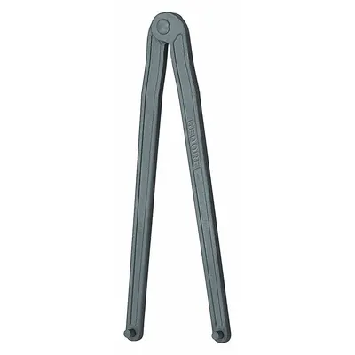 GEDORE Pin Spanner Wrench: 330 mm, 1/8 in Pin Dia, 7 in Overall Lg, 3/16 in Pin Lg - Adjustable Face Spanner Wrenches